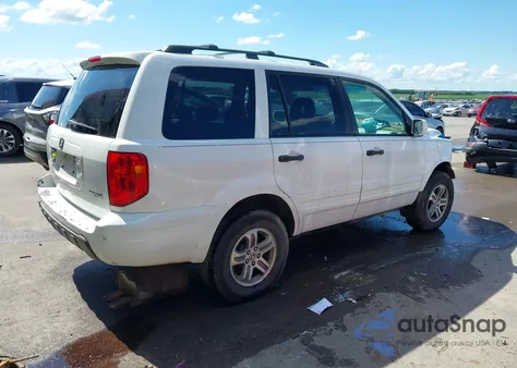 2004 Honda Pilot Ex-L z USA, uszkodzony, nr VIN 2HKYF18554H557681